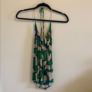 Diane von Furstenberg Geometric Halter - L